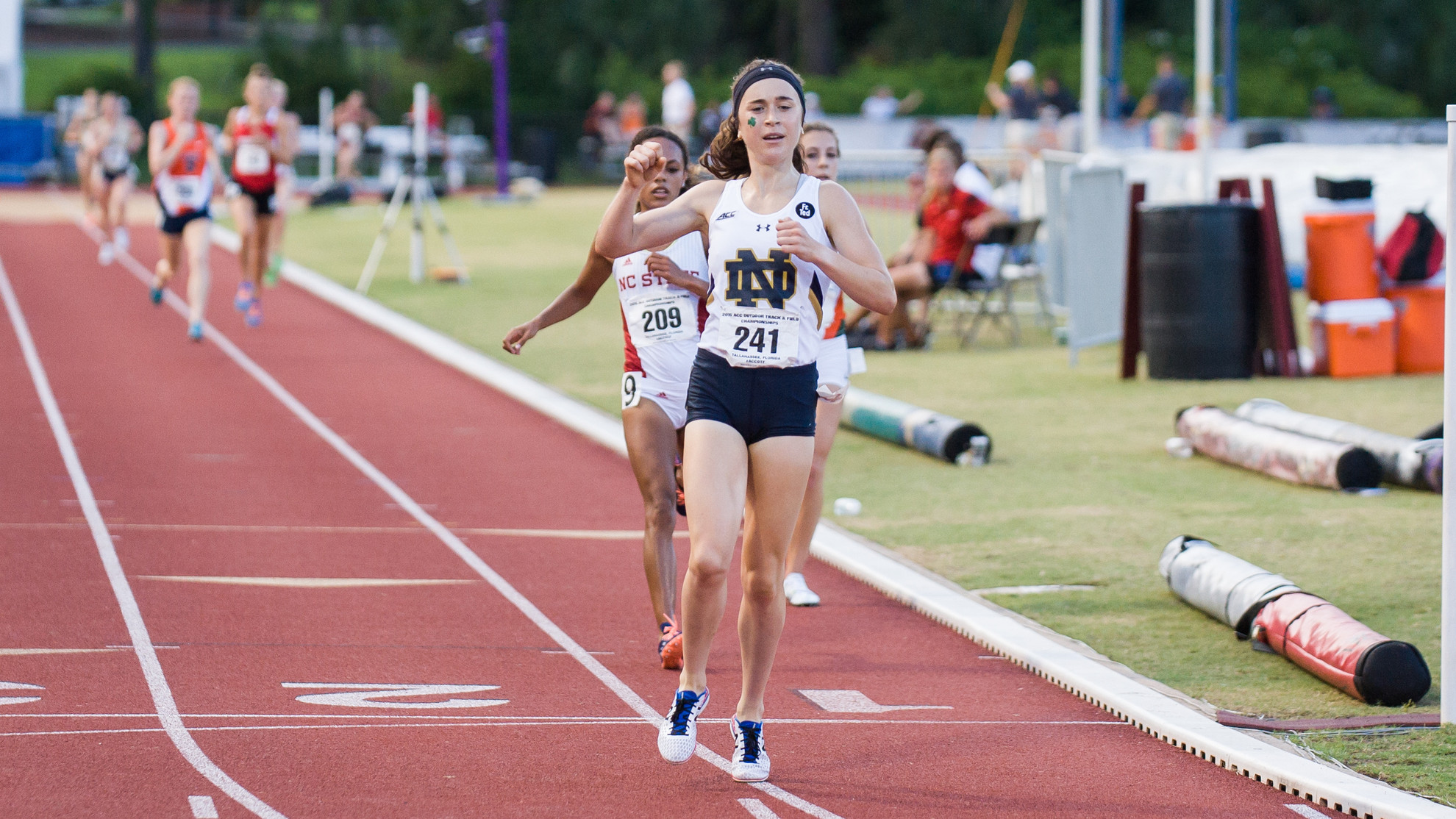 Irish Women Place Fifth, Men Place Ninth At ACC Championships Molly Seidel wins the 5,000 meters crown at the ACC Outdoor Championships for to make her first All-ACC first team this season.