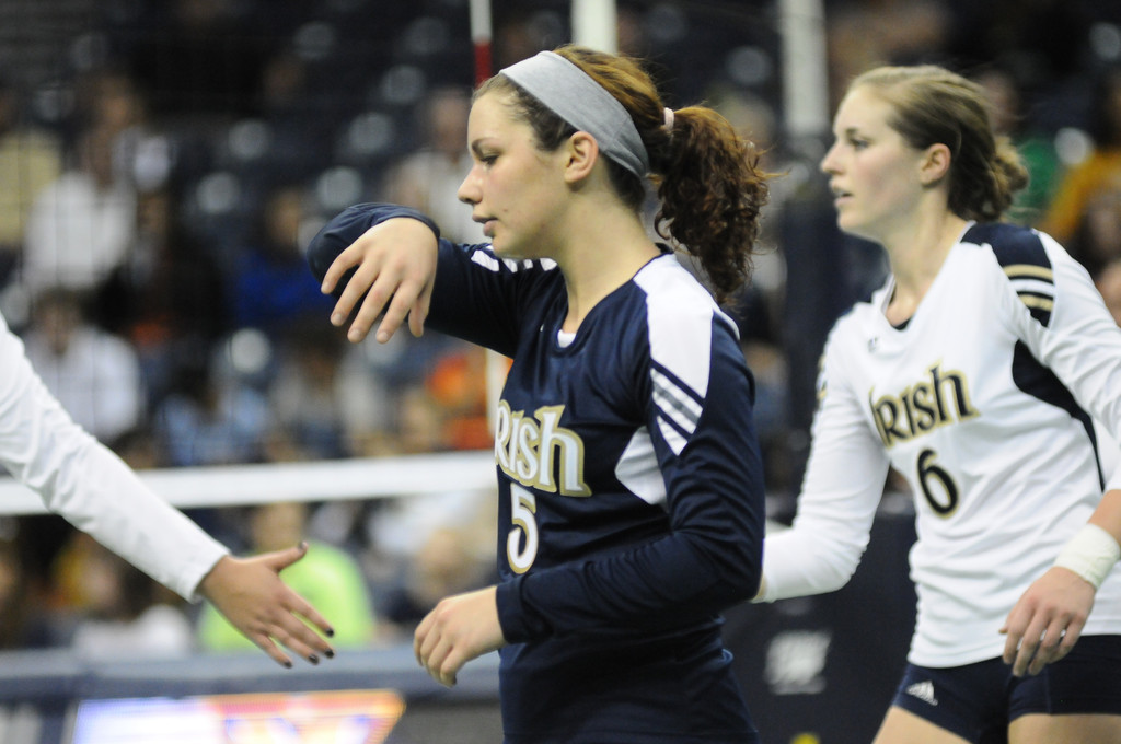 Notre Dame Women's Volleyball vs Syacuse 09-30-2012 Win (3-0)