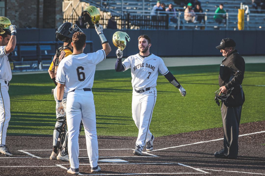 Notre Dame Baseball Wins 3 of 4 This Week over Pitt and Valparaiso