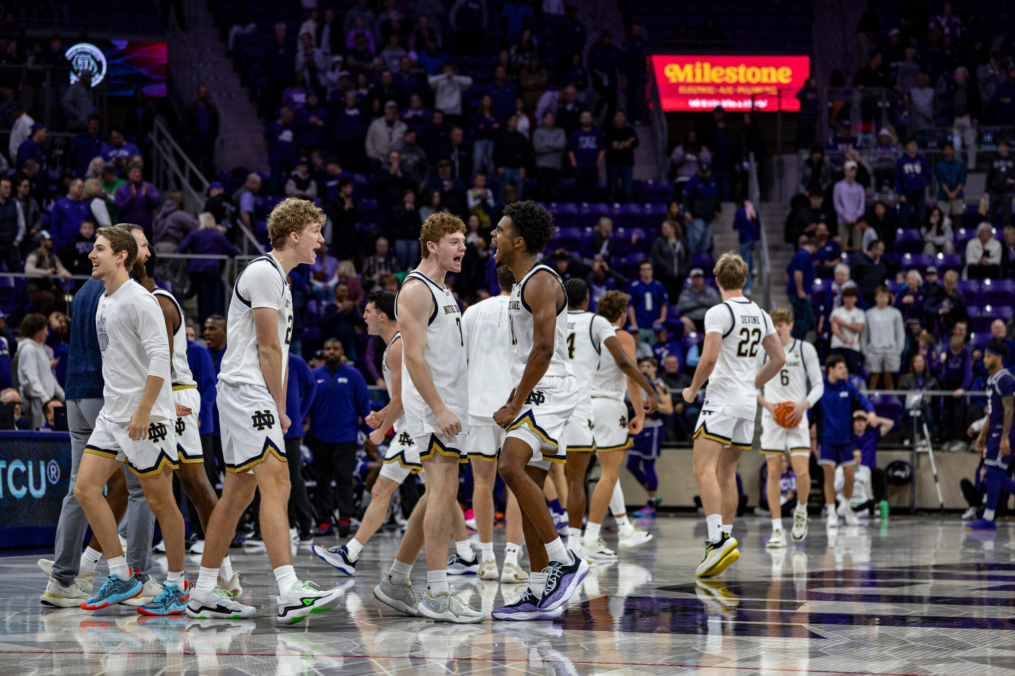 Irish Find A Way in OT in Gritty 87-85 Win at TCU Irish Find A Way in OT in Gritty 87-85 Win at TCU