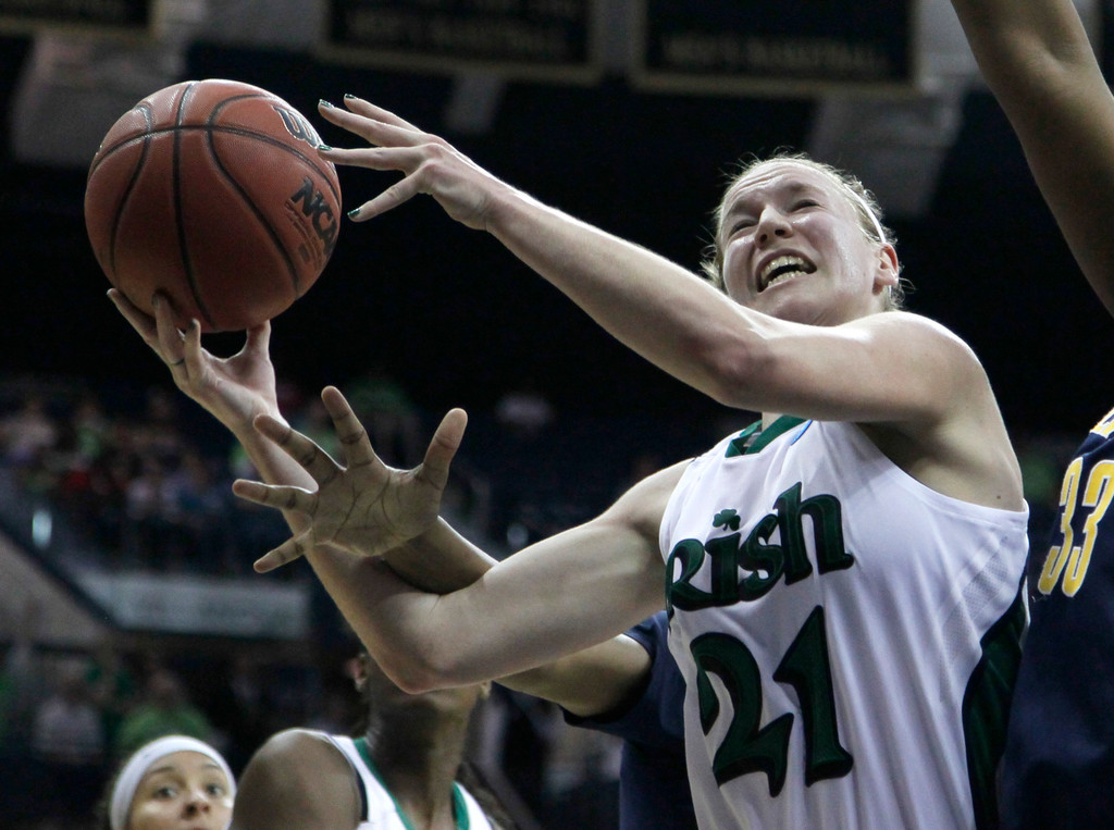 Sweet Sixteen Bound; Top-Seeded Irish Beat Cal 73-62 (AP)