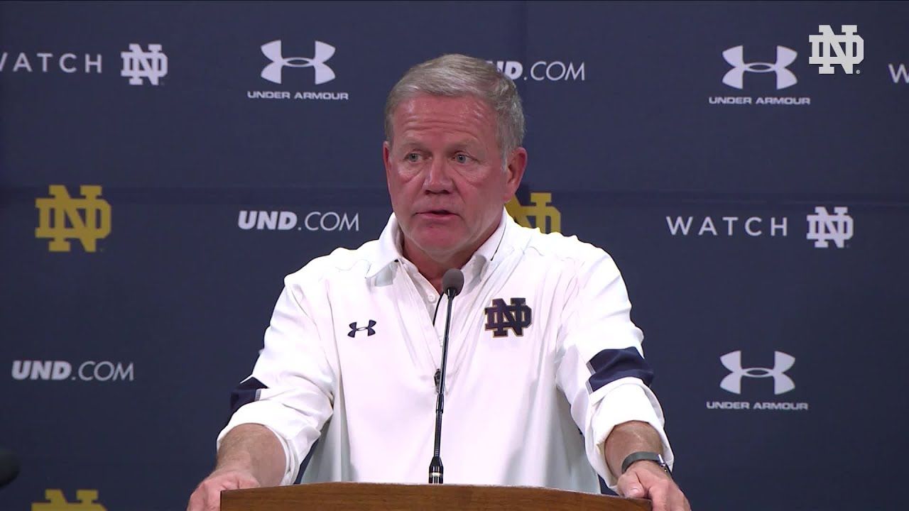 Notre Dame Football Press Conference Nevada