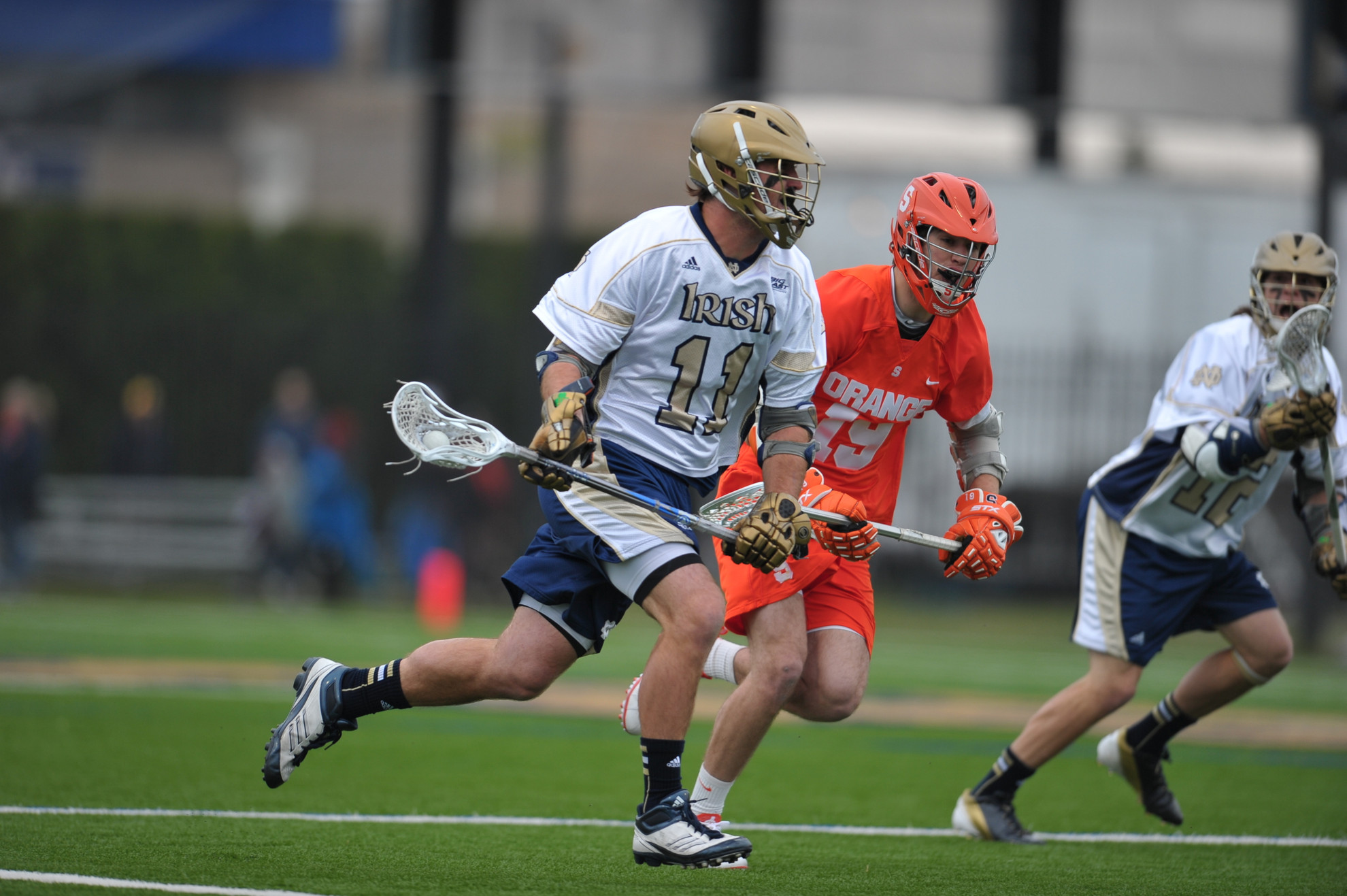 Fighting Irish Unveil Solid Slate For 2013 Campaign Pat Cotter has tallied 14 goals in 44 games during his Notre Dame career.