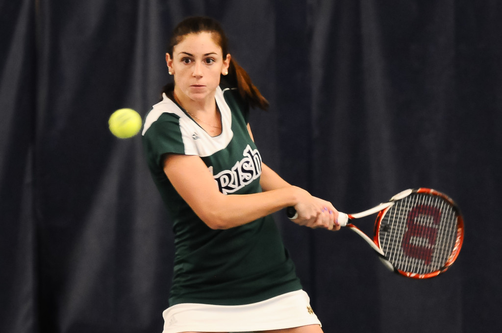 Notre Dame Women's Tennis vs #3 Duke on March 3, 2012