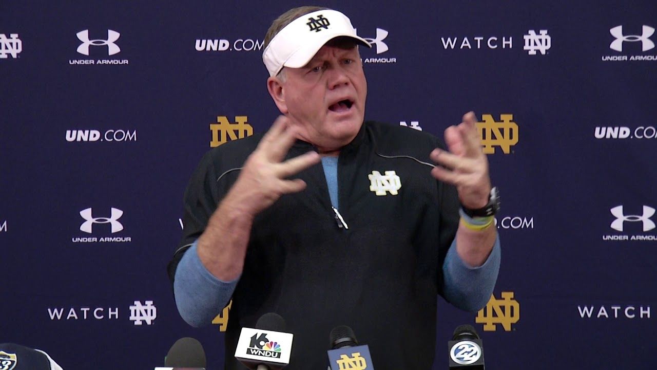 @NDFootball Brian Kelly Press Conference - Miami (11.09.17)