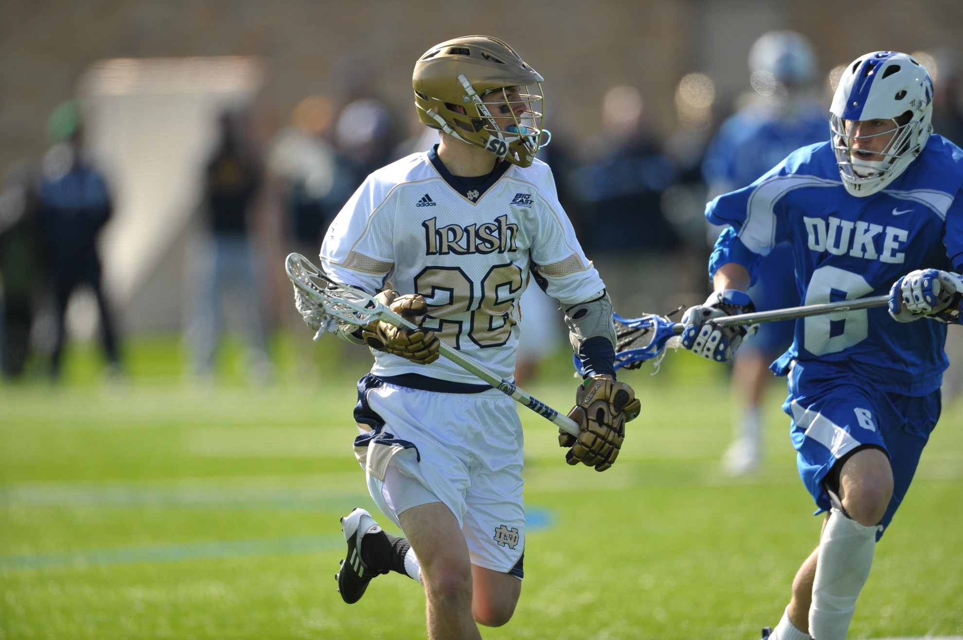 #3 Irish To Open Season Saturday At #4 Duke Jim Marlatt scored two goals in last season's 7-3 season-opening victory over Duke.