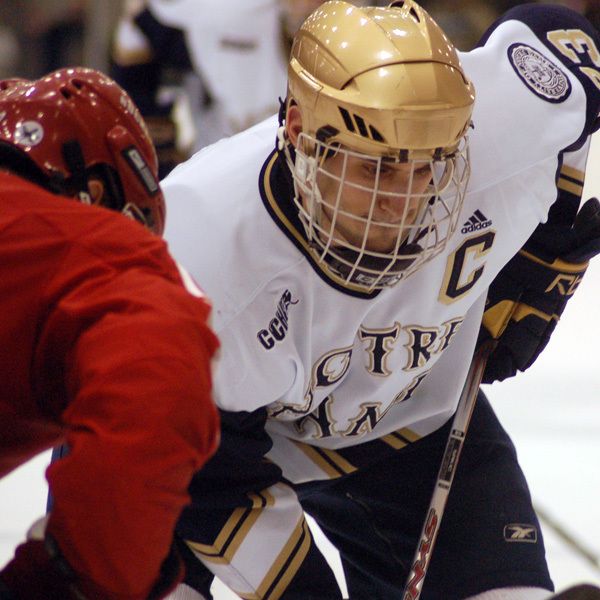 Former Irish captain Mark Van Guilder '08 signed a two-year, two-way contract with the Nashville Predators this week.