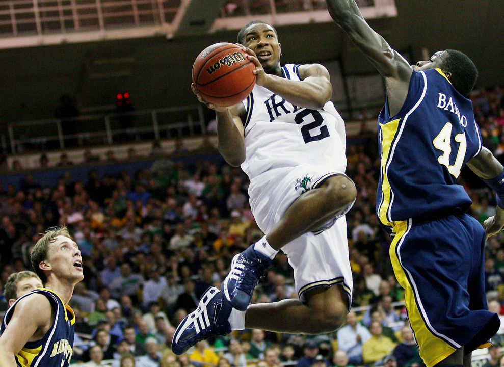 Tory Jackson and the Irish earn first round bye in the 2007 BIG EAST Men's Basketball Championship.