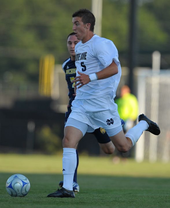 Junior Jeb Brovsky put the Irish up by two in the 67th minute.