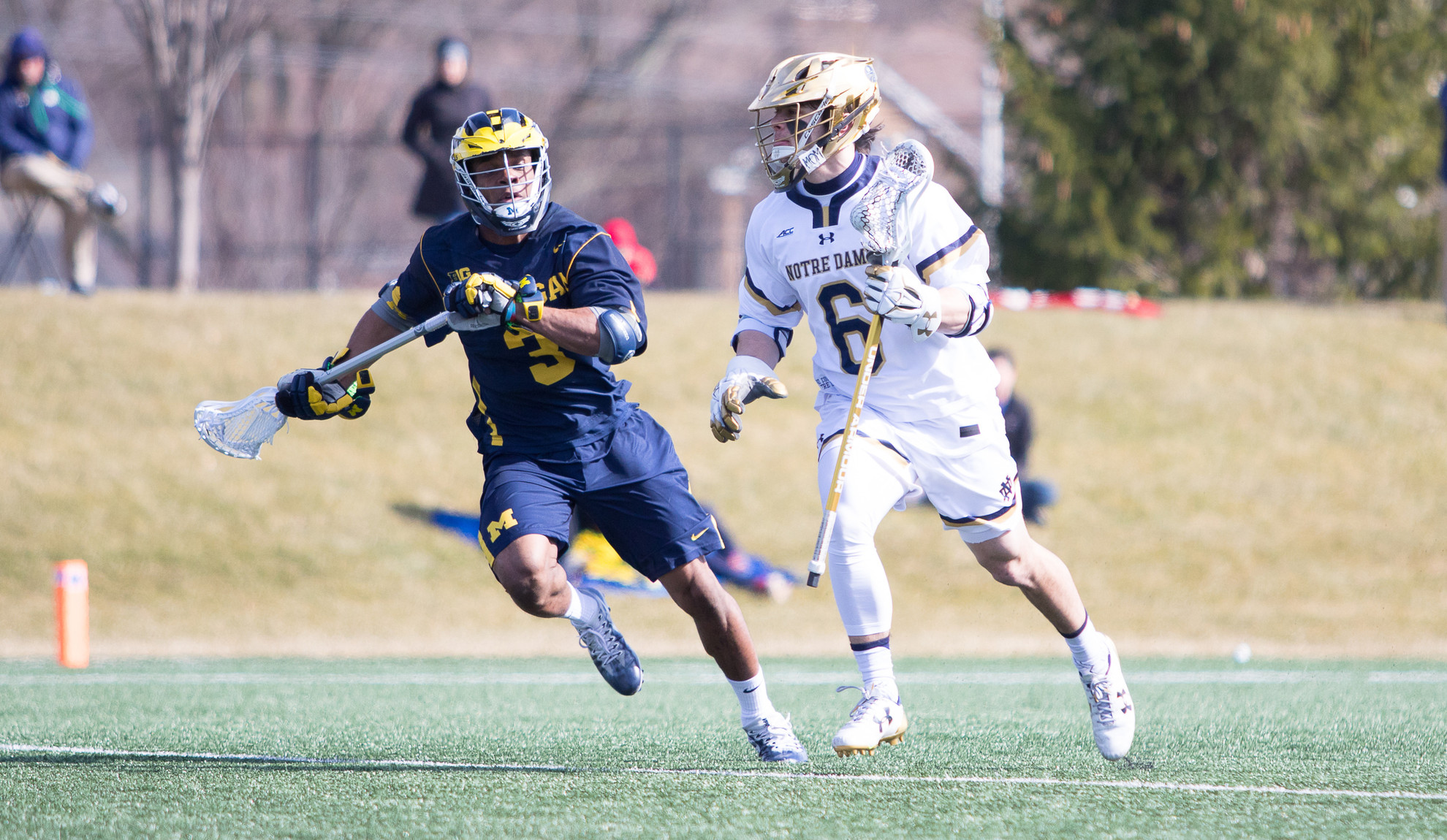 Irish Edged By Michigan, 13-12 Irish Edged By Michigan, 13-12