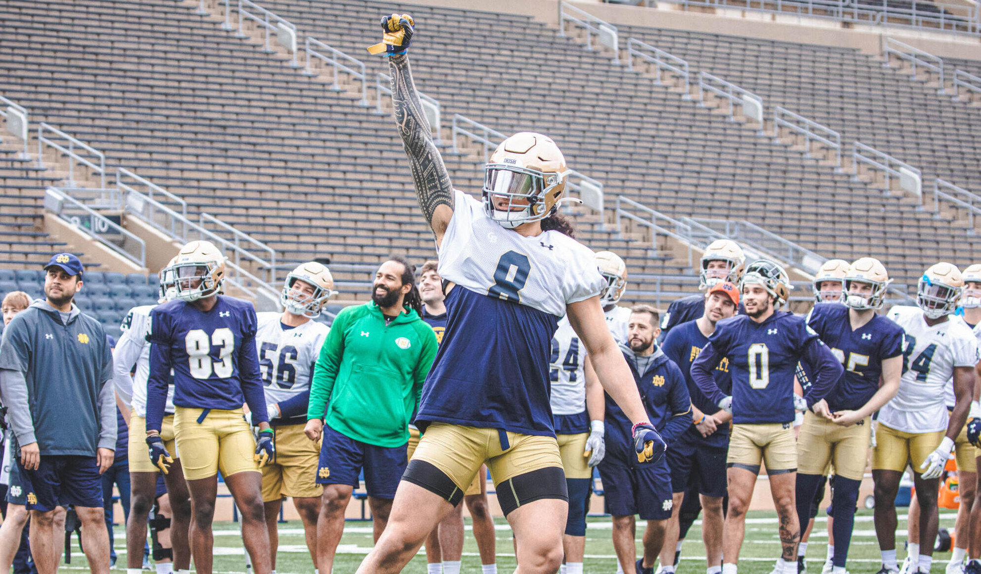 Liufau’s Positivity Earns His Peers Respect Liufau’s Positivity Earns His Peers Respect