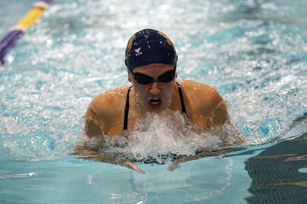 Sophomore Ashlee Edgell returns as a top swimmer in the IM for the Irish