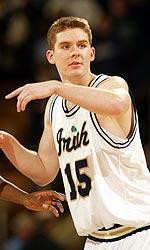Tip-off Times For Home Games Against Georgetown And Rutgers Moved To 8:00 p.m. Colin Falls and the Irish will make 15 national television appeaerances during the second-half of the 2004-05 campaign.