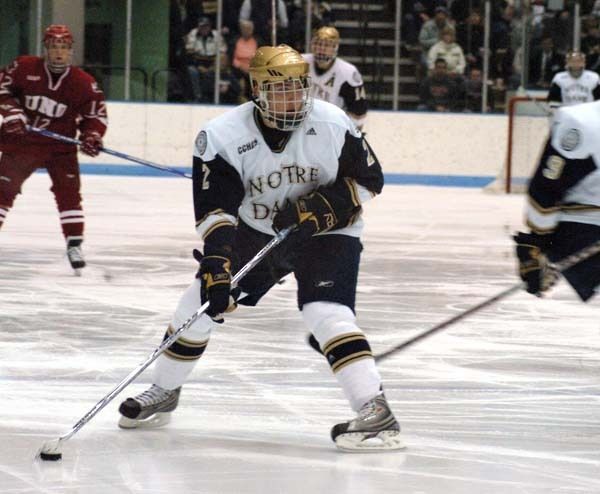 Defenseman Kyle Lawson helped the Irish to a pair of shutout wins versus Alaska.  He also assisted on three of Notre Dame's five goals on the weekend.