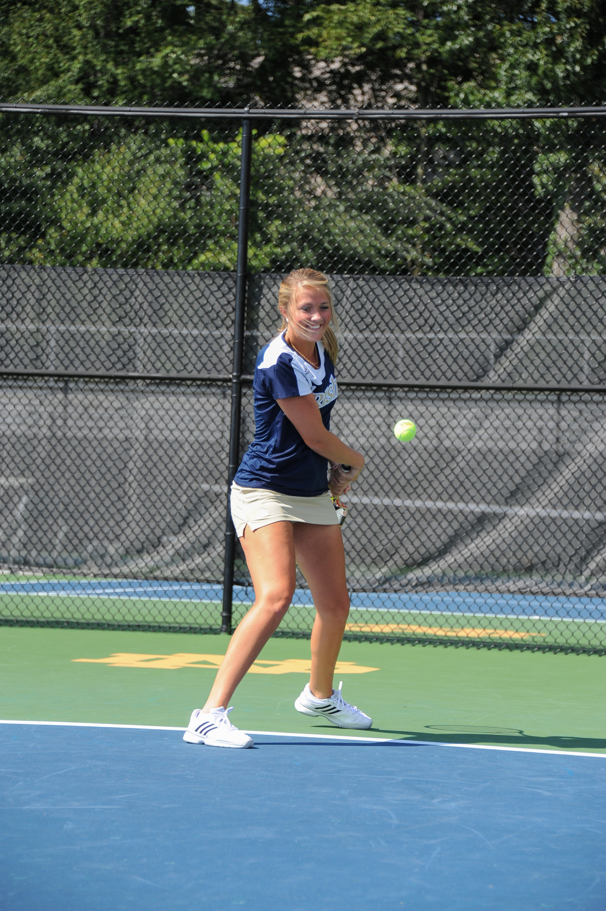 No. 19 Irish Defeat No. 25 Georgia Tech 5-2 To Close Spring Break Road Swing Katherine White's third straight singles victory helped propel Notre Dame to a 5-2 win over Georgia Tech Saturday