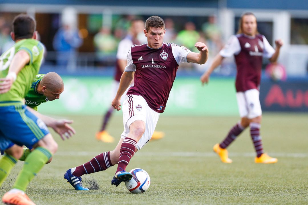 Dillon Powers ('13) and the Colorado Rapids currently sit atop the 2016 MLS regular season standings with 32 points as of June 24