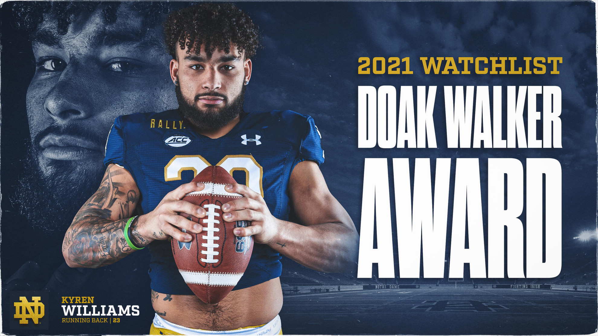 Williams Selected A Candidate for 2021 Doak Walker Award Williams Selected A Candidate for 2021 Doak Walker Award