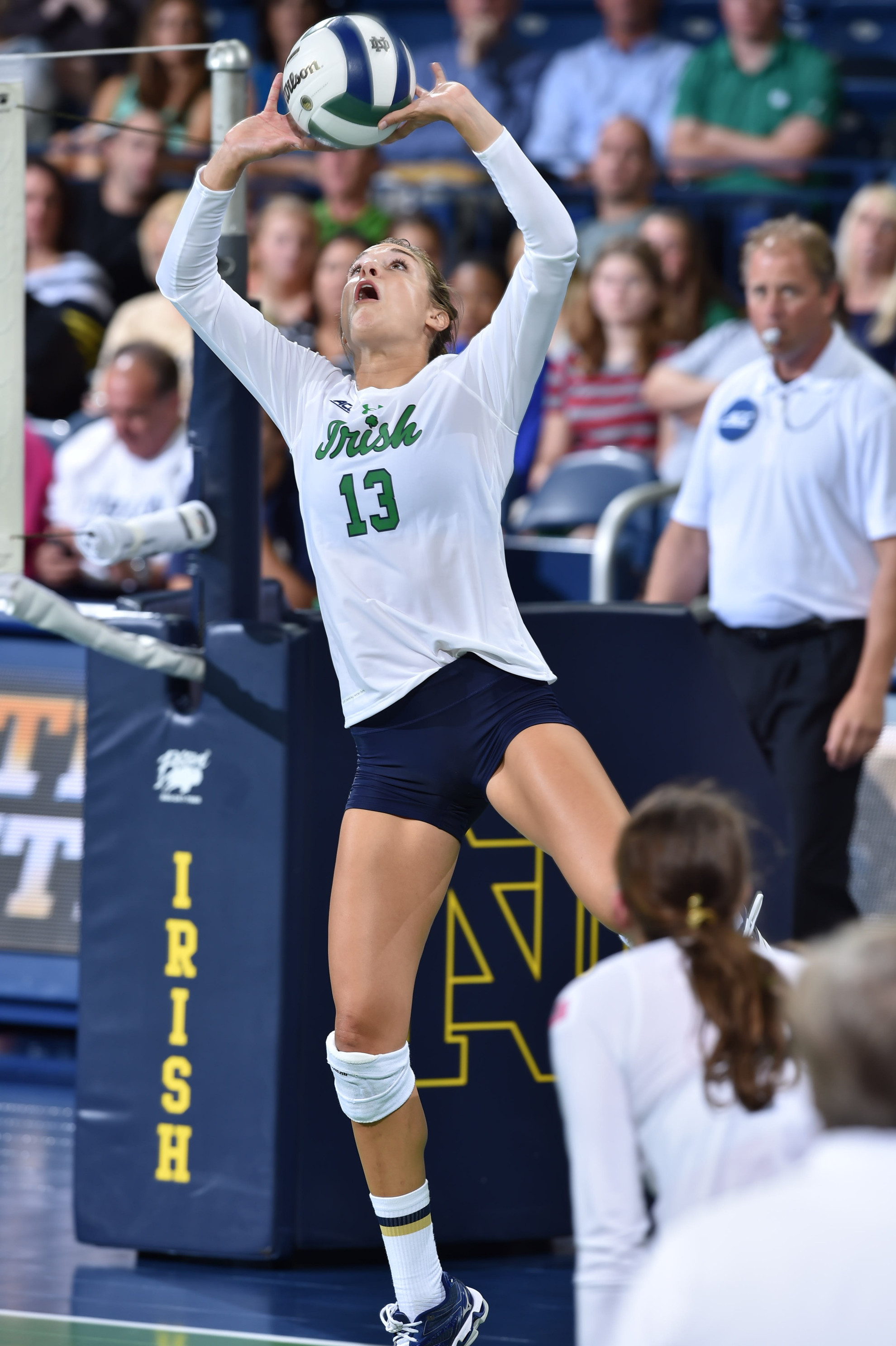 Volleyball Loses Five Setter At Virginia Setter Hanna Muzzonigro posted a career-high 54 assists to go along with 16 digs and seven kills in Saturday night's 3-2 loss to Virginia.