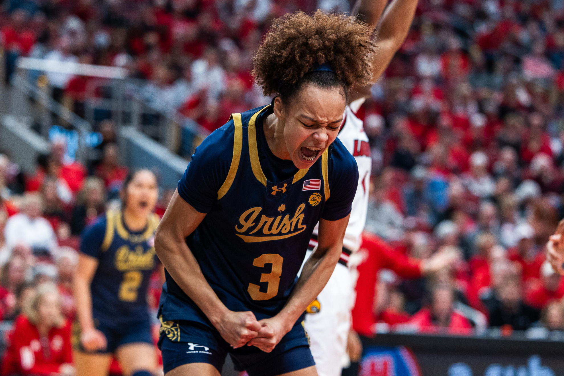 Irish Knock Off No. 10 Louisville In Thriller, 65-62 Irish Knock Off No. 10 Louisville In Thriller, 65-62