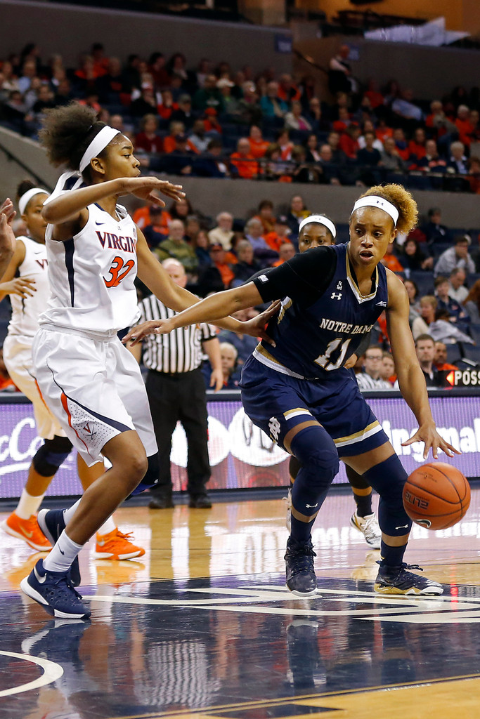 No. 3 Notre Dame 74, Virginia 46