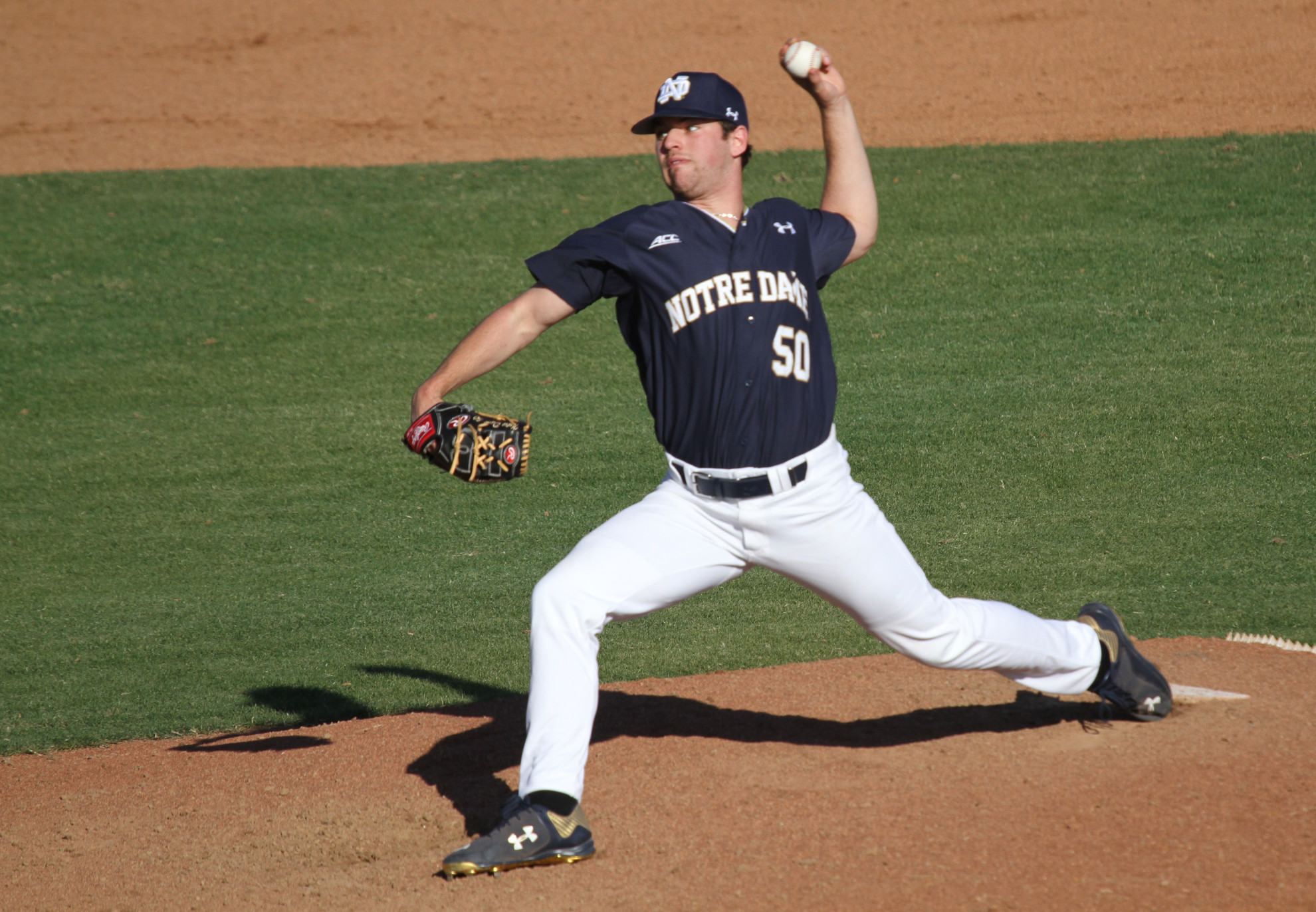 Irish Split With Tigers Saturday Behind Offensive Outburst In Game Two Freshman Sean Guenther earned the first win of his career in Saturday night's 11-6 victory over Clemson.