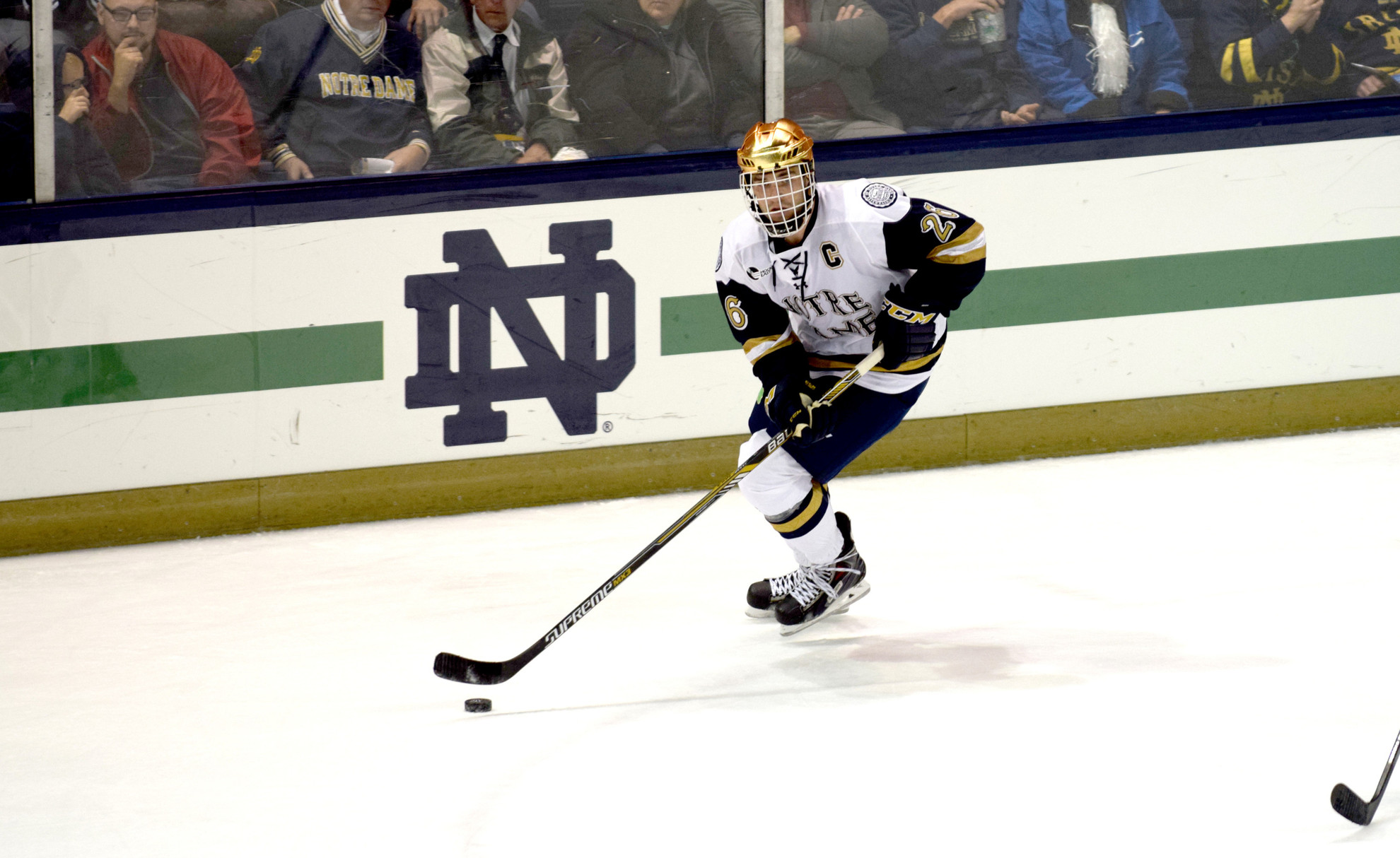 Irish Hockey Leadership Mantle Falls to Senior Quintet Steven Fogarty is the 15th player to be named a two-year captain with the Irish.