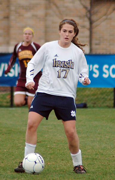 Irish And Tar Heels Set To Square Off In NCAA Championship Semifinals Junior midfielder and 2009 NSCAA first-team All-American Courtney Barg and her Fighting Irish teammates will kick off the 2010 season on Aug. 20 with a 5:30 p.m. (ET) match against Minnesota at Alumni Stadium.