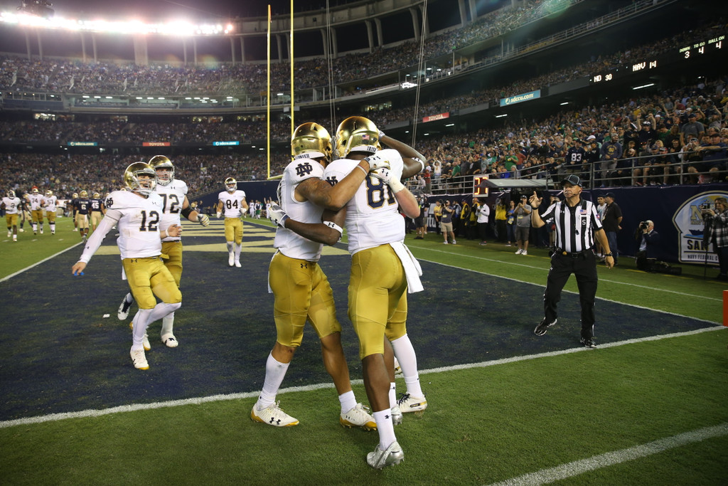Notre Dame vs. Navy
