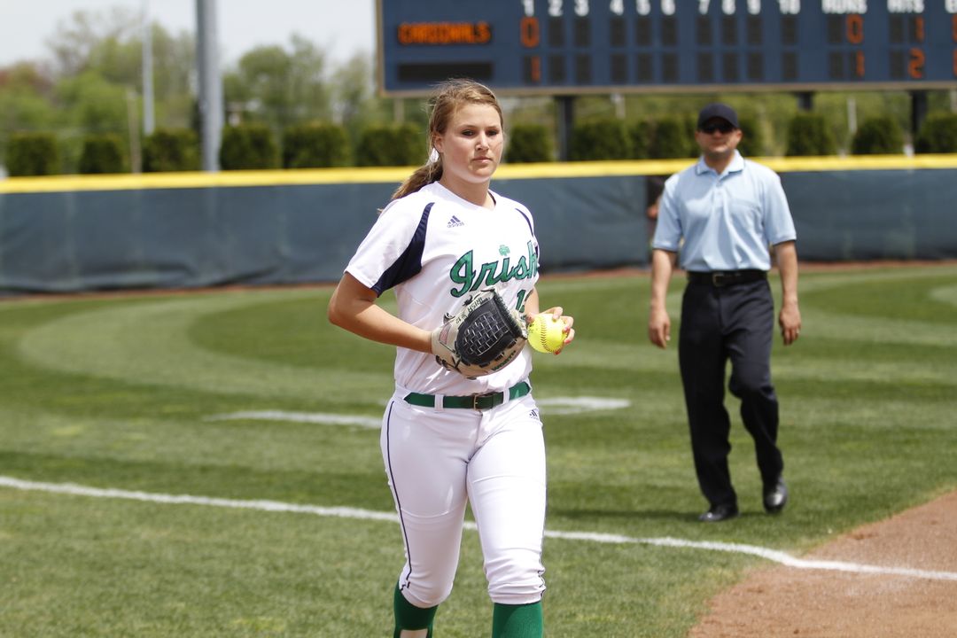 Sophomore outfielder Megan Sorlie leads all Notre Dame hitters with a .500 batting average so far this season