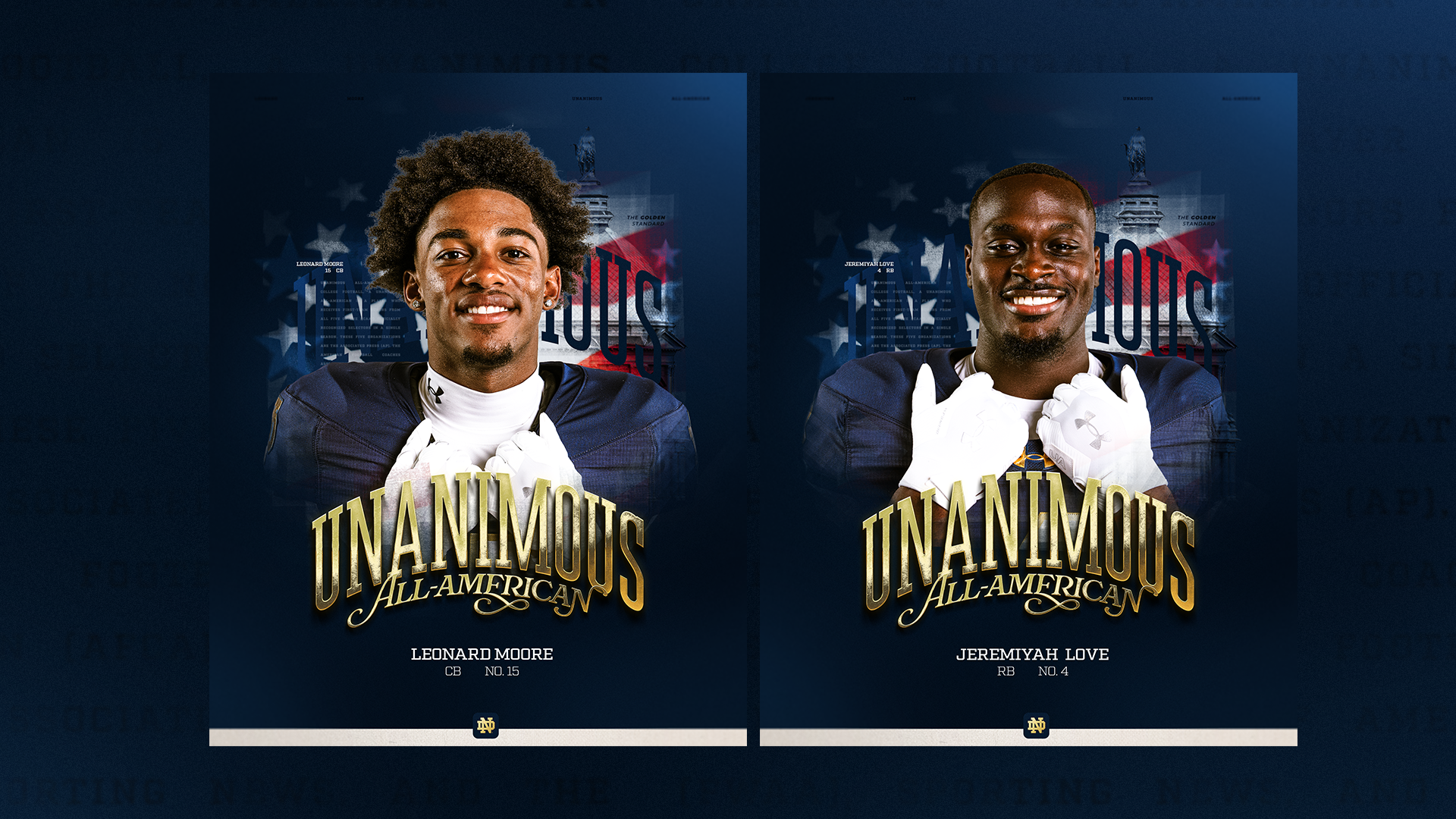 Love, Moore Earn Unanimous All-America Honors Love, Moore Earn Unanimous All-America Honors