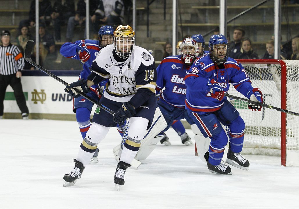 Peter Schneider had a goal and four assists in last weekend's series against UMass.