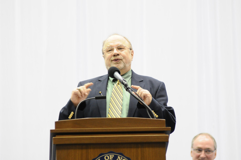 Notre Dame Fencing Dedication 10-20-2012