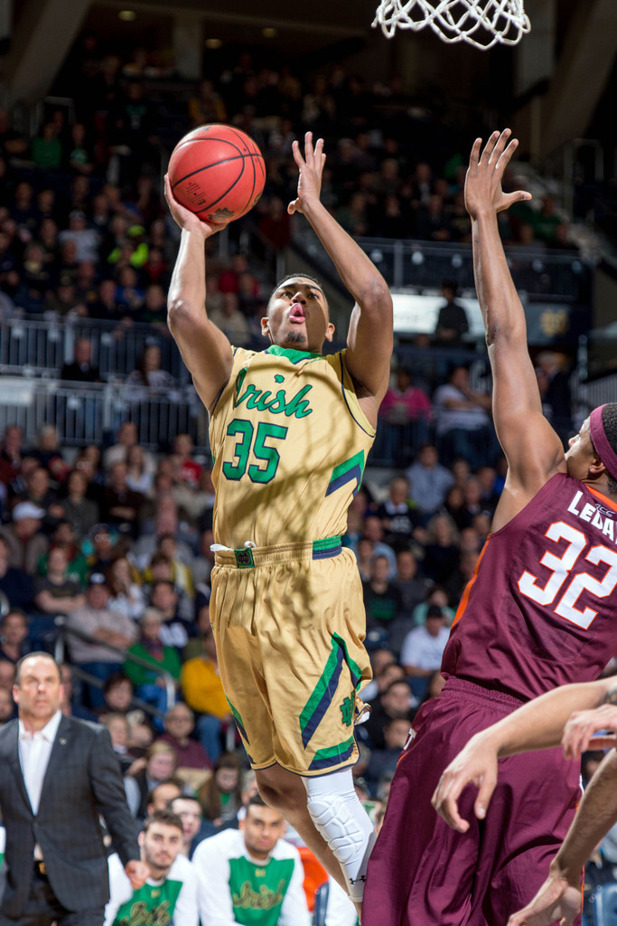 Notre Dame, 83 vs. Virginia Tech, 81