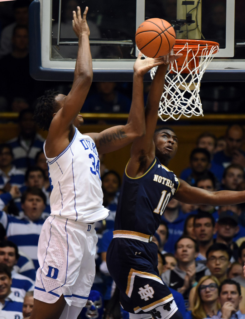Notre Dame vs. Duke (USATSI)