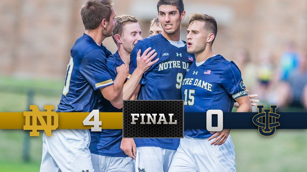 Top Moments Notre Dame Men's Soccer vs UC Irvine