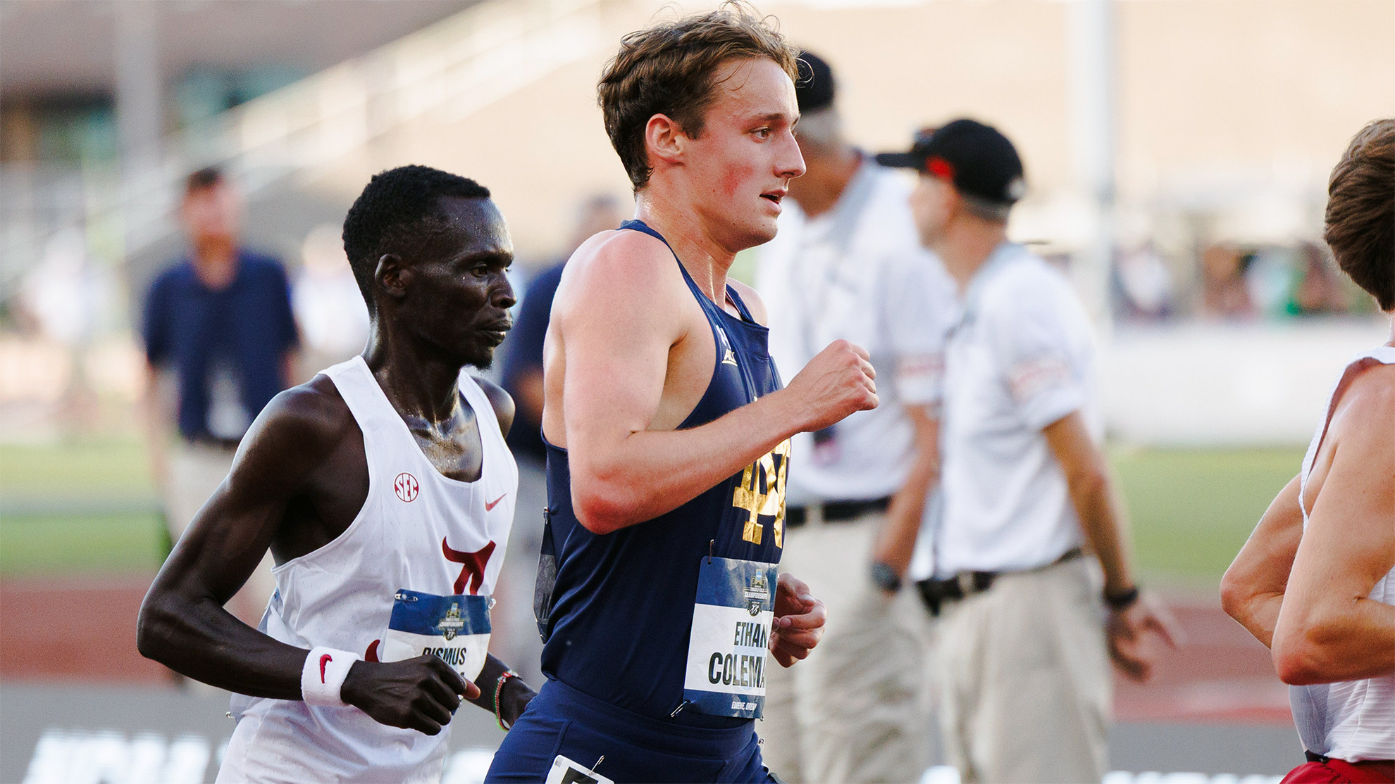 Singleton Advances, Coleman an All-American at NCAA Championships Ethan Coleman