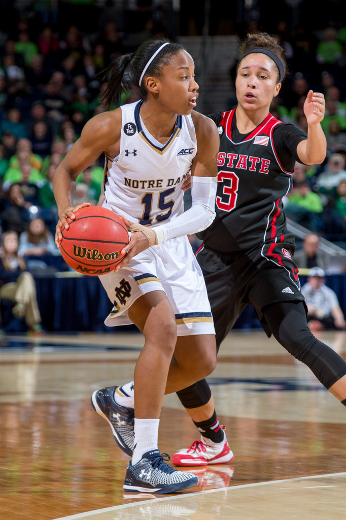 No. 3 Notre Dame, 82 vs. NC State, 46