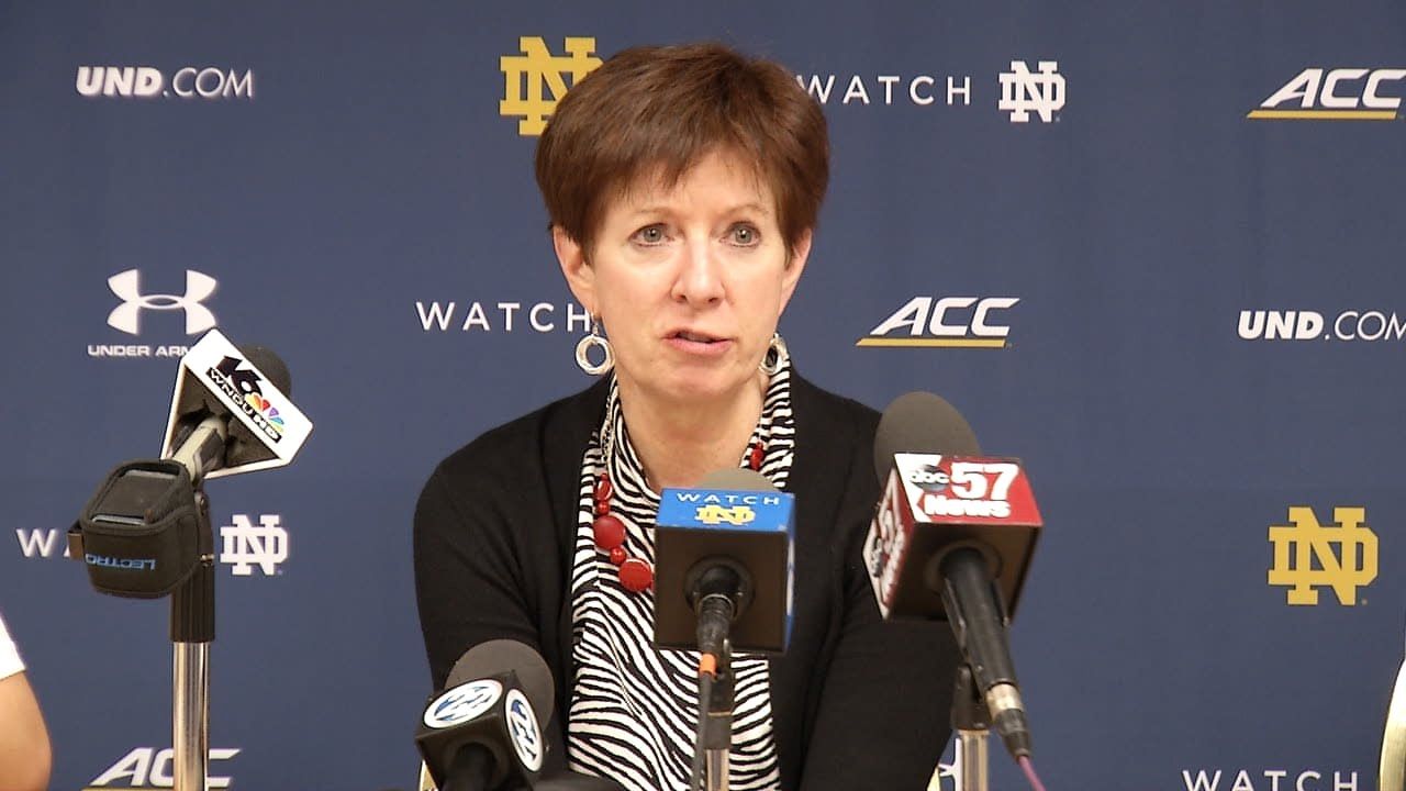 Muffet McGraw Post-Game Press Conference - Virginia