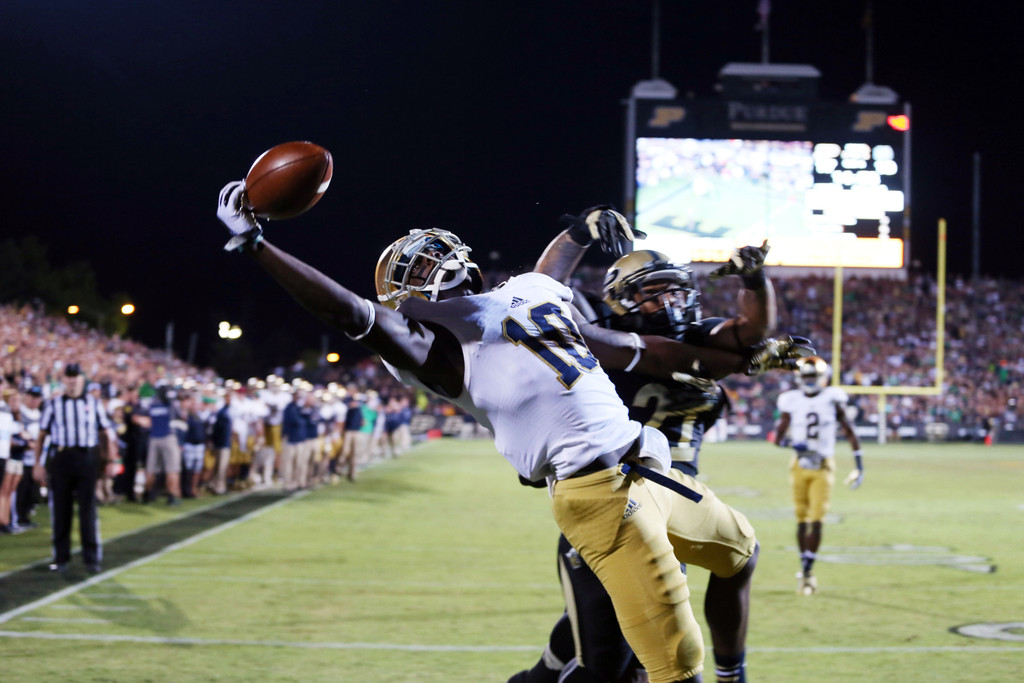 Notre Dame at Purdue (USATSI)