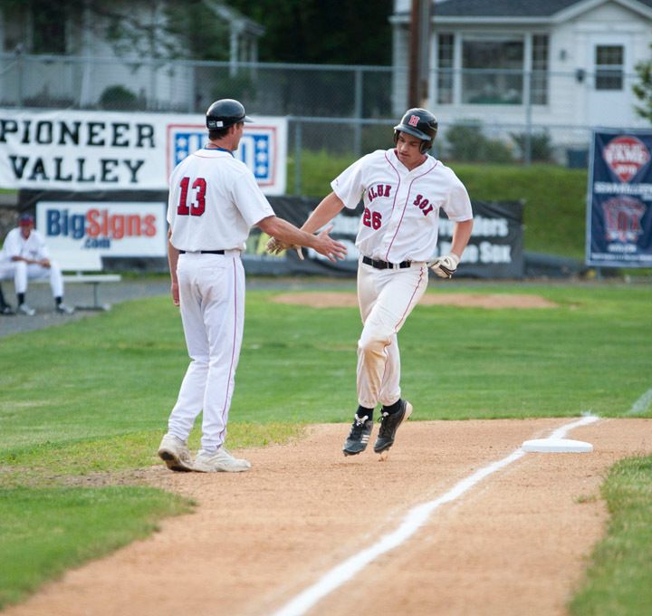 Rising sophomore 1B Trey Mancini leads the NECBL in home runs and RBI.