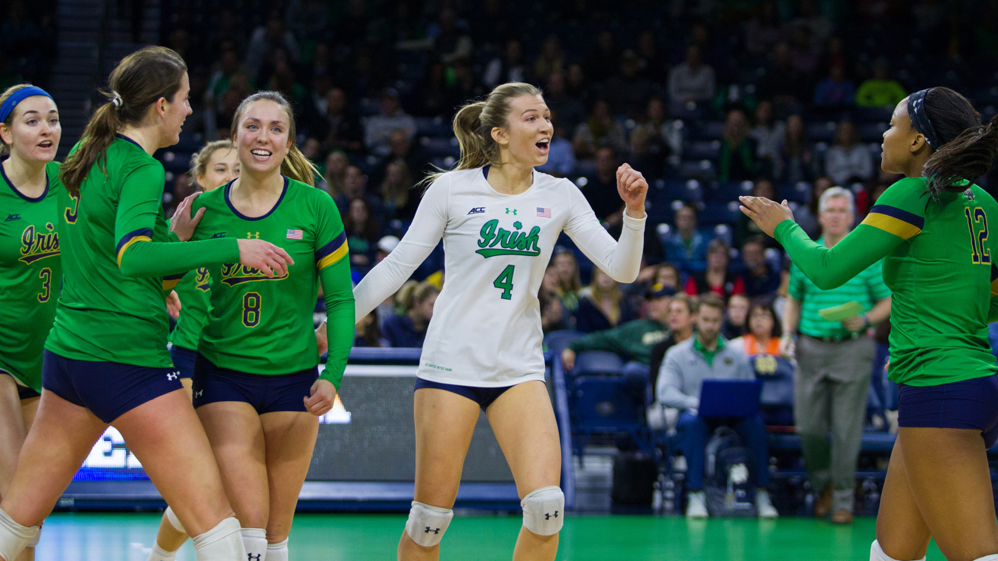 Notre Dame Decimates Tar Heels In Straight-Set Sweep Notre Dame Decimates Tar Heels In Straight-Set Sweep