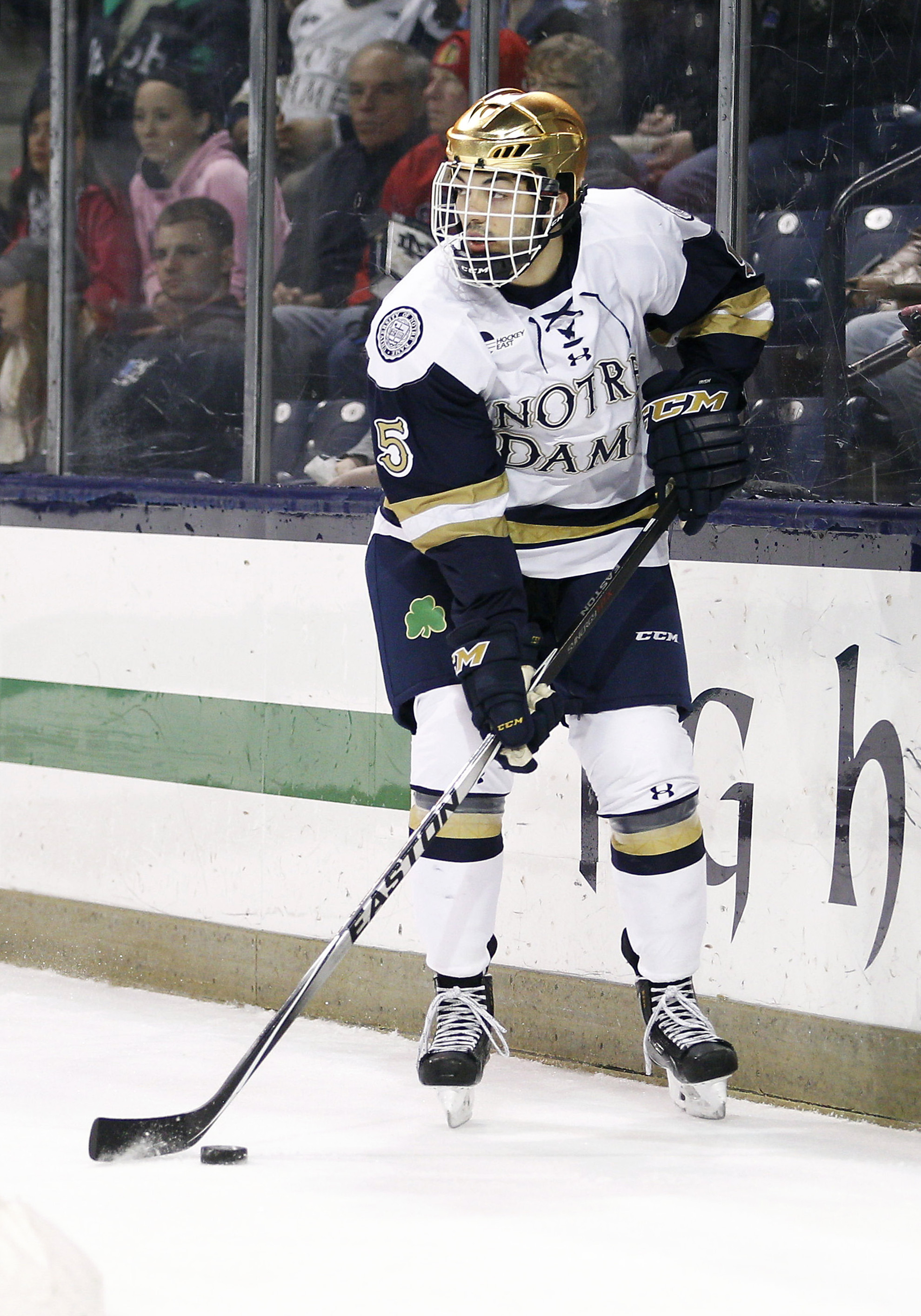 Irish Extra: Irish Persevere Through Longest College Hockey Game Robbie Russo assisted on all three Notre Dame goals.