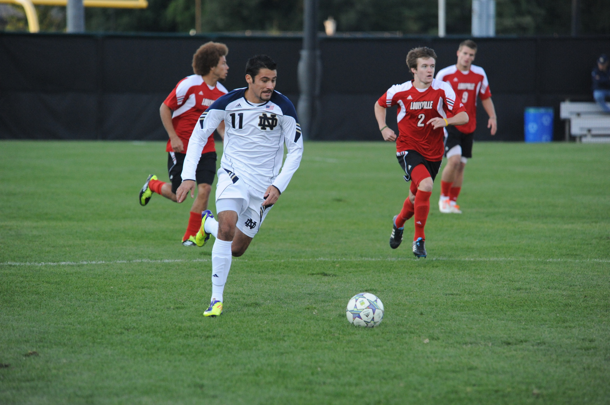 #10 Notre Dame At #15 St. John’s On Saturday Senior midfielder Adam Mena has had a hand in Notre Dame's last five goals.