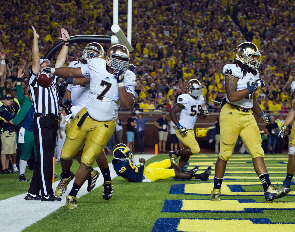 Notre Dame at Michigan (USATSI)