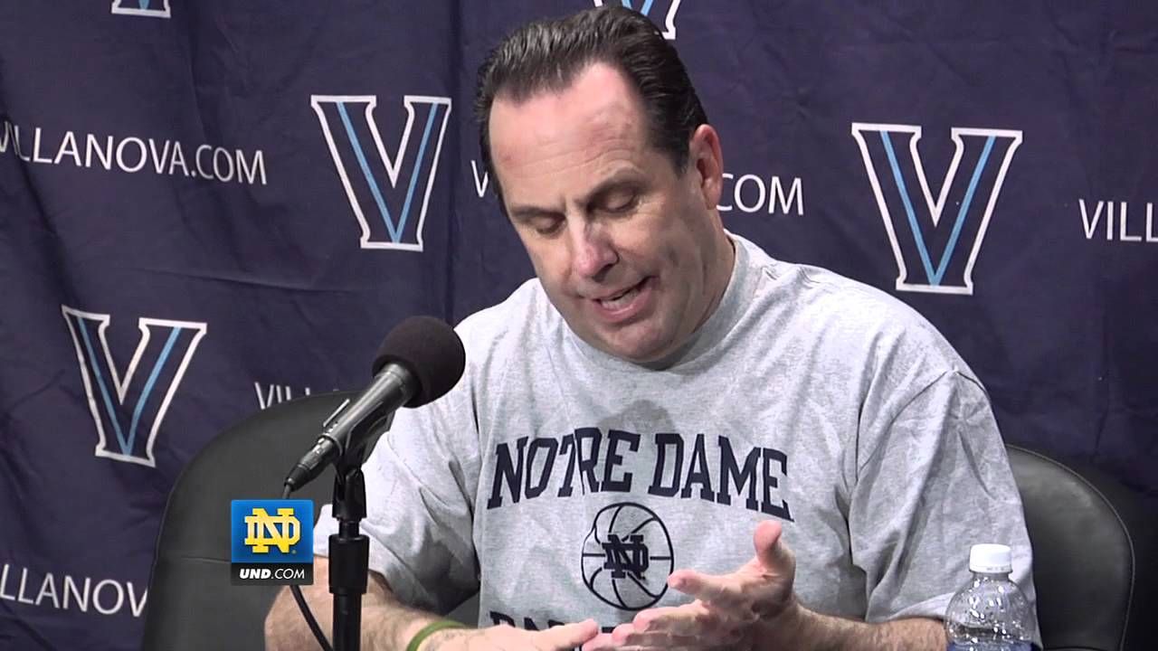 Notre Dame Men's Basketball - Mike Brey Villanova Post Game Press Conference