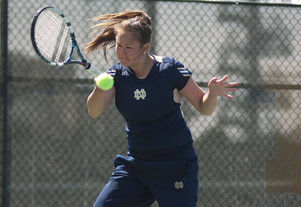04-07-2013 Notre Dame Women's Senior Day