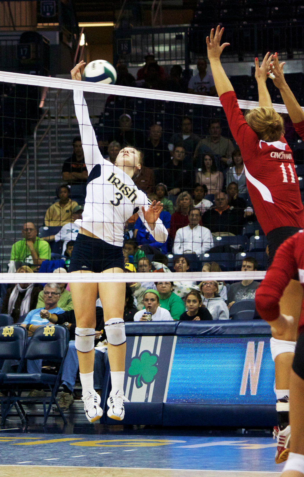 Dealy And Brown Post Double-Doubles In Irish Loss Sophomore Andrea McHugh