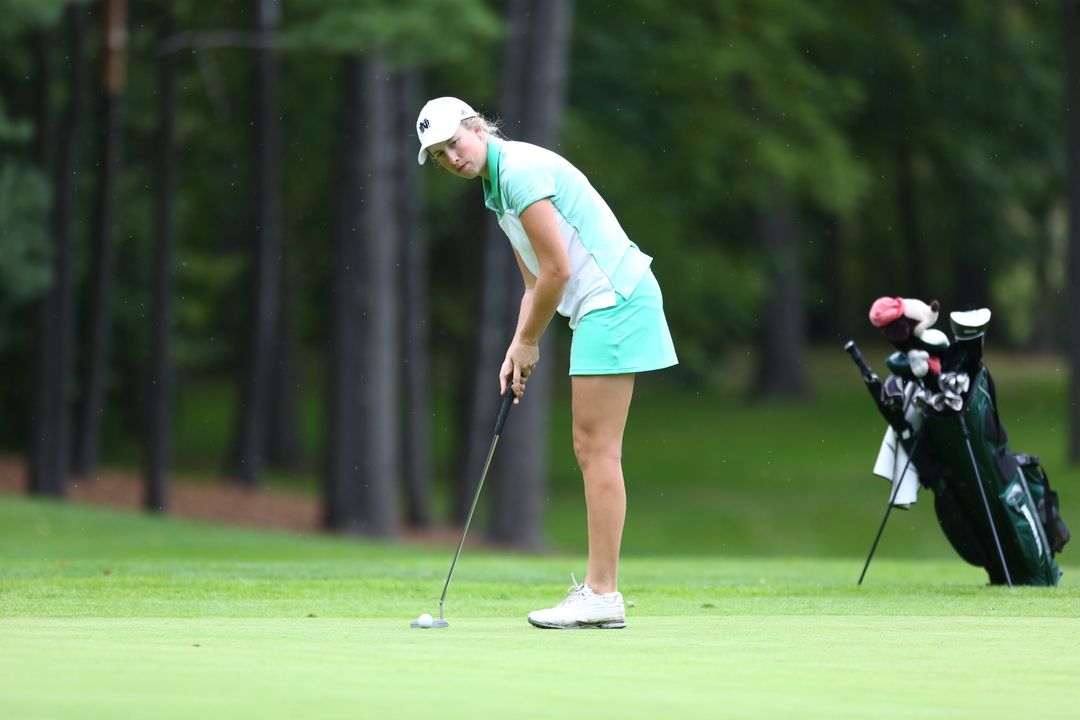 Junior Talia Campbell posted rounds of 73-76 (149) to tie for fifth place on day one of the Mary Fossum Invitational on Saturday