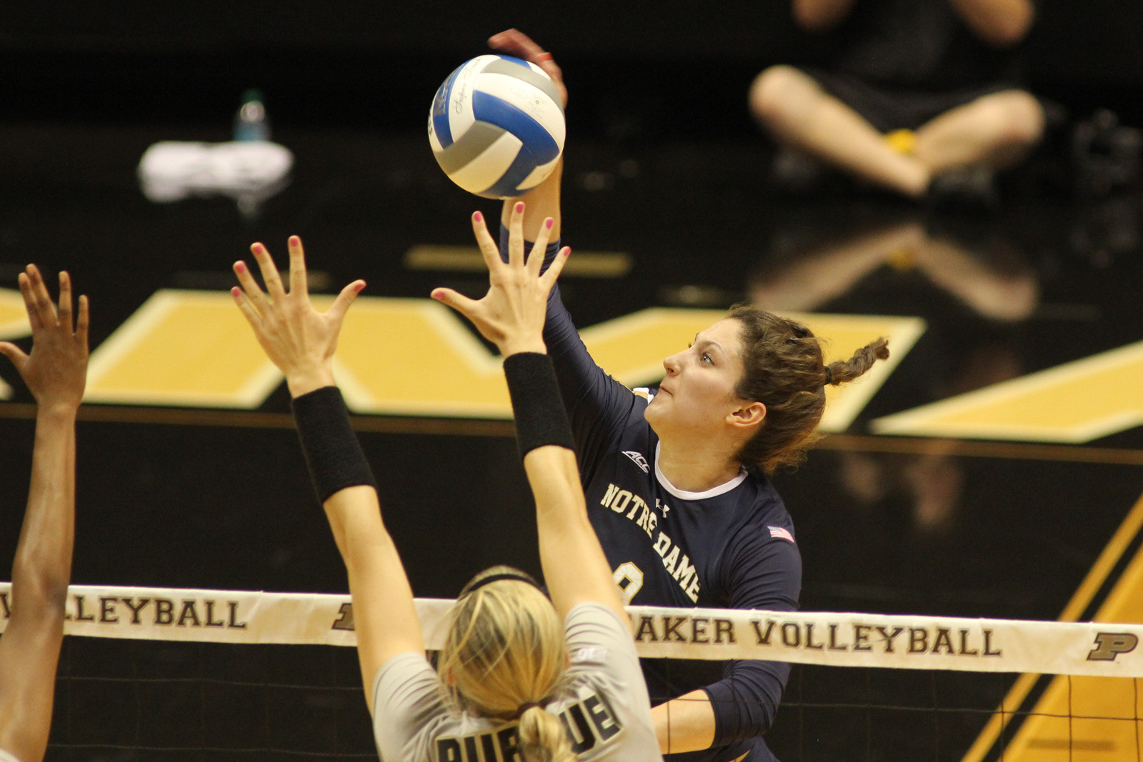 Volleyball Opens ACC Play At Miami And No. 6 Florida State Graduate student Nicole Smith leads the Irish with 3.00 kills per set.