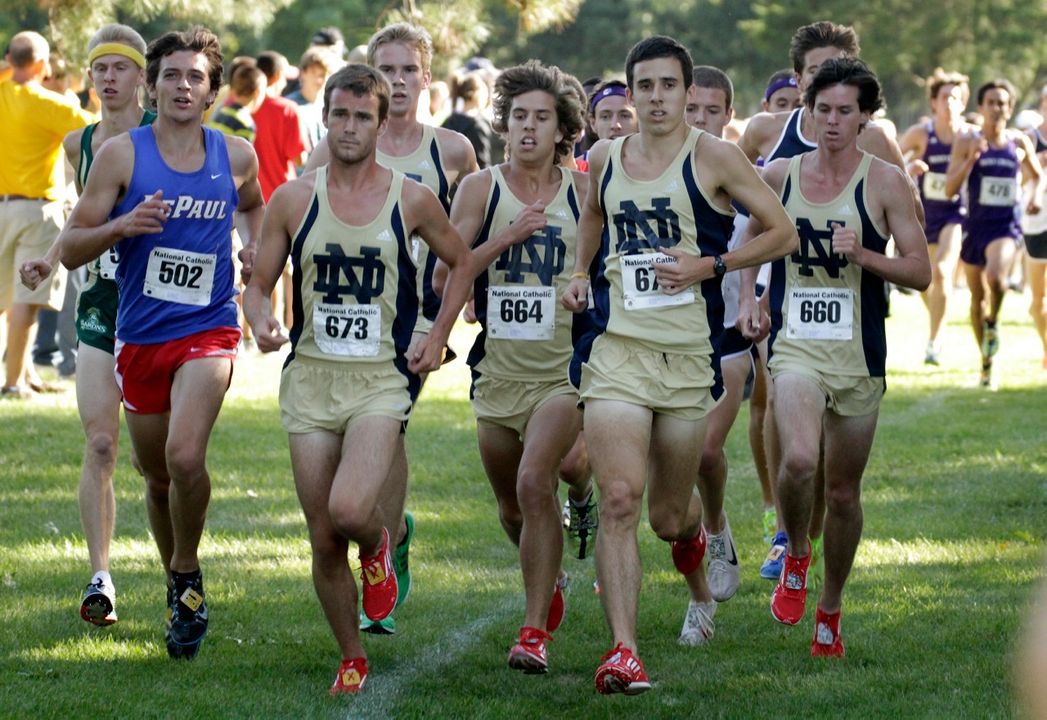 Senior Jeremy Rae finished sixth in the men's blue race on Friday to help the Irish to a third place finish.